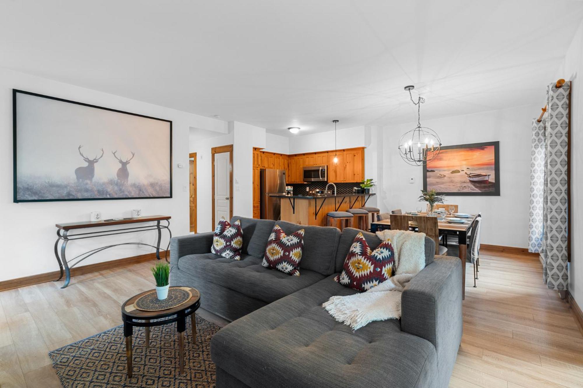 Les Falaises Tremblant - Ski Inout Condo W2Bdrs Mont-Tremblant Eksteriør billede