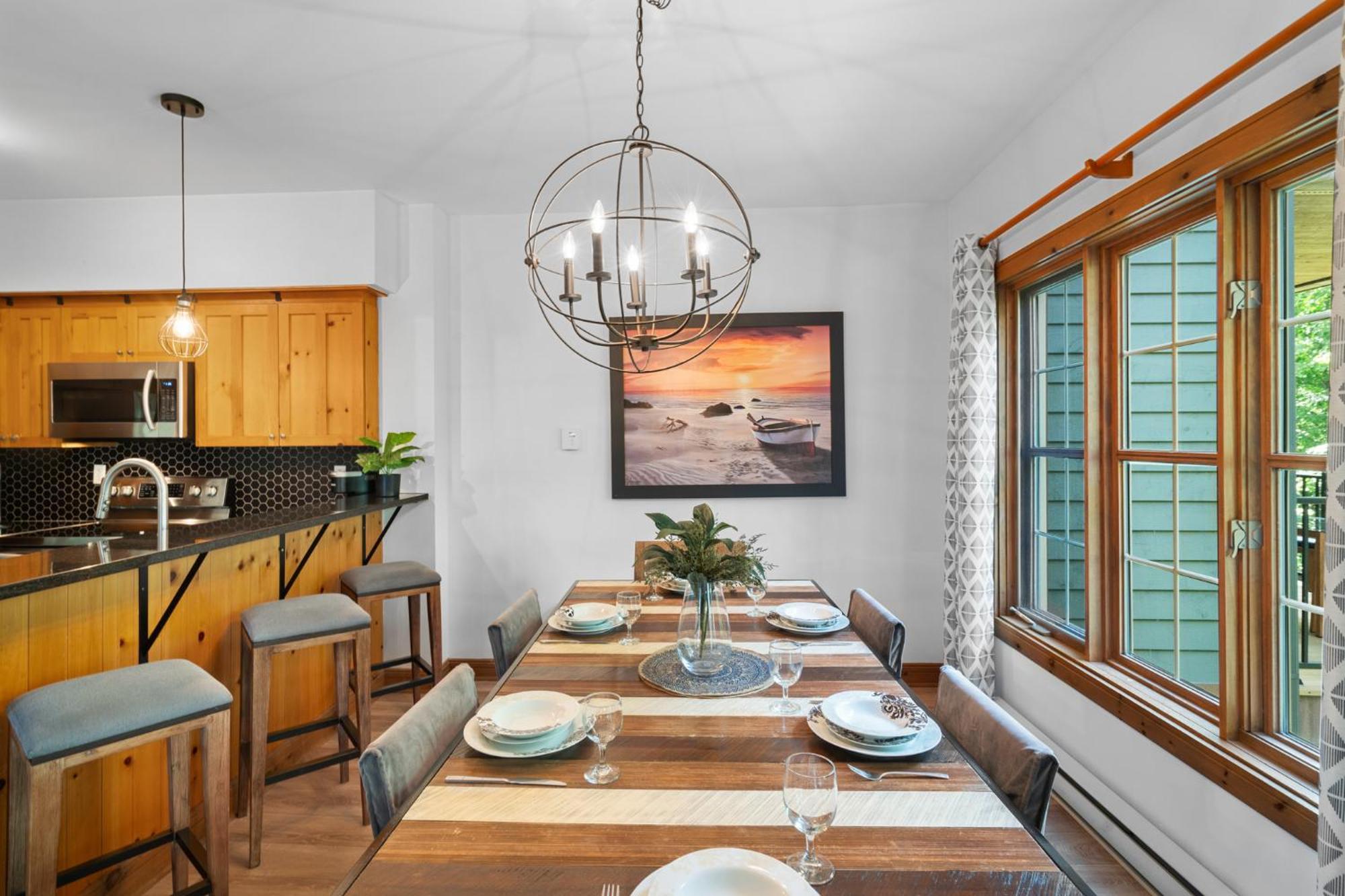 Les Falaises Tremblant - Ski Inout Condo W2Bdrs Mont-Tremblant Eksteriør billede