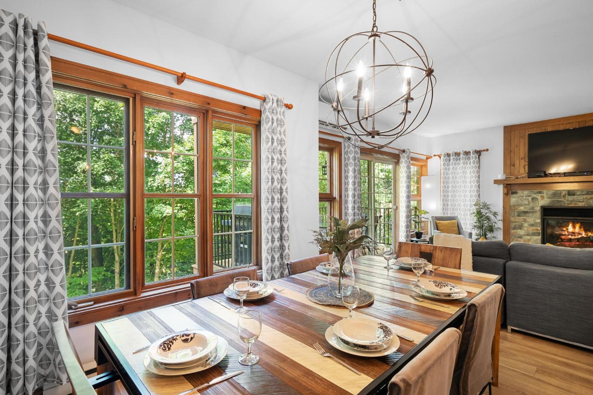 Les Falaises Tremblant - Ski Inout Condo W2Bdrs Mont-Tremblant Eksteriør billede